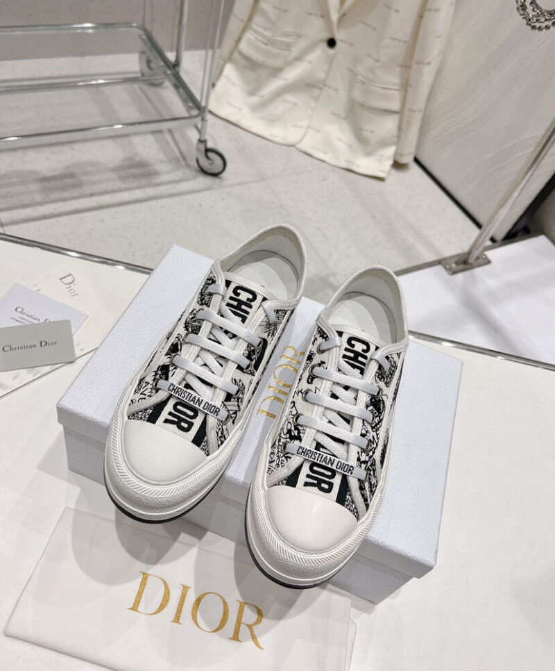 Christian Dior Women's Walk'n'Dior Platform Sneaker Cream