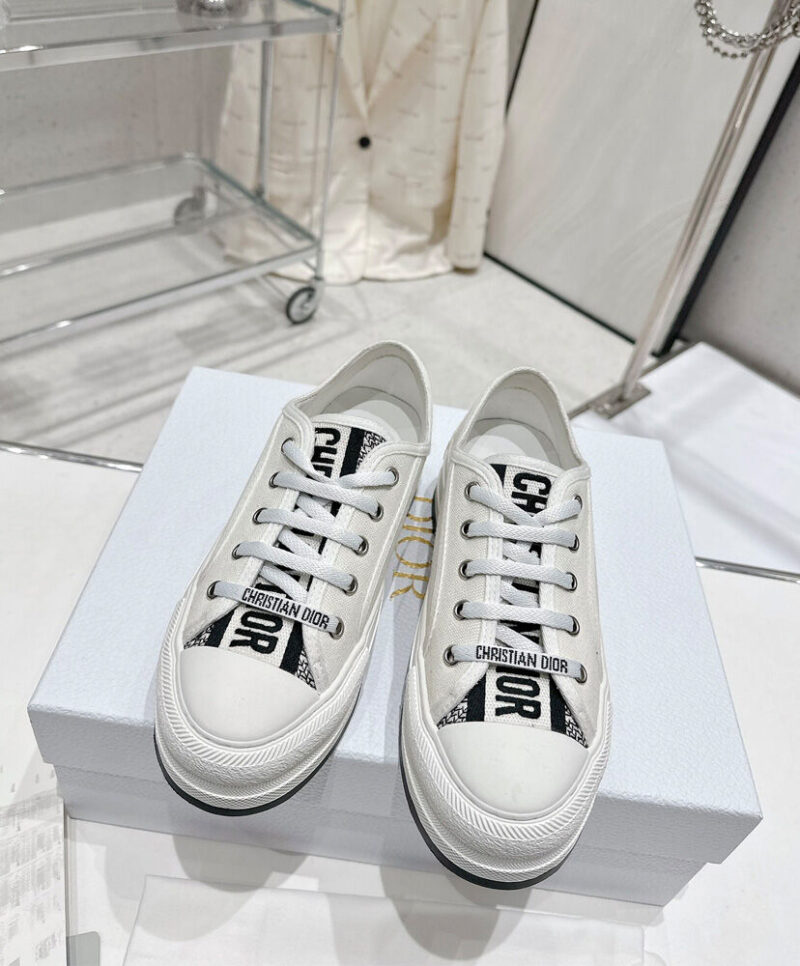 Christian Dior Women's Walk'n'Dior Platform Sneaker Cream