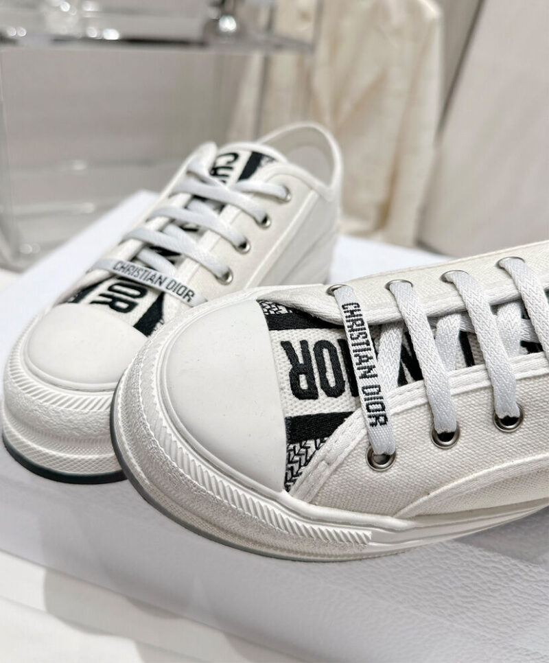 Christian Dior Women's Walk'n'Dior Platform Sneaker Cream