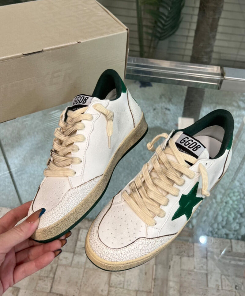 Golden Goose Unisex Ball Star sneakers in nappa leather with mat leather star and heel tab