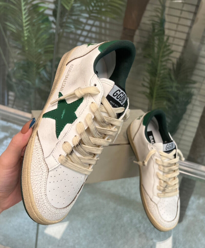 Golden Goose Unisex Ball Star sneakers in nappa leather with mat leather star and heel tab