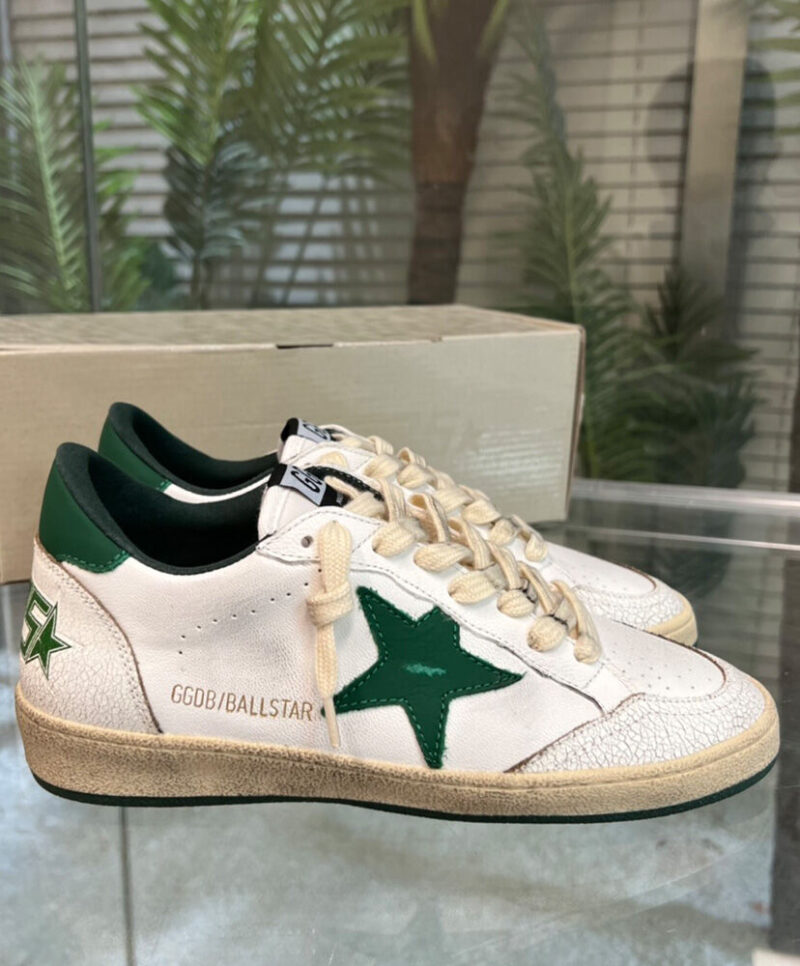 Golden Goose Unisex Ball Star sneakers in nappa leather with mat leather star and heel tab