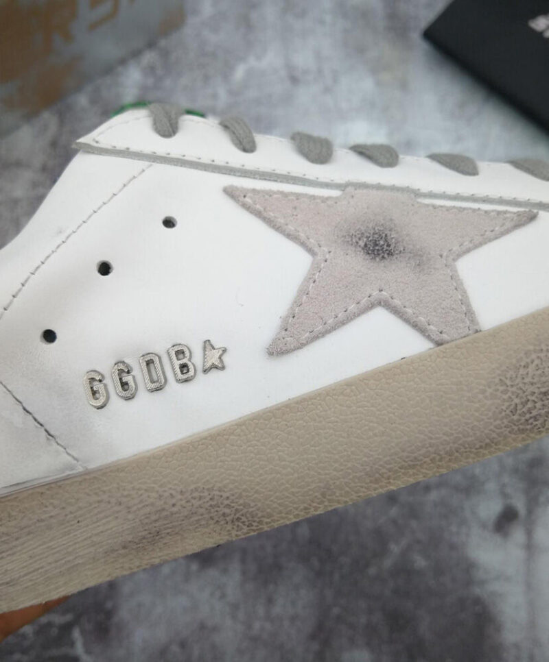 Golden Goose Unisex Superstar sneakers in leather with suede star White