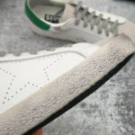 Golden Goose Unisex Superstar sneakers in leather with perforated star White