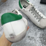 Golden Goose Unisex Superstar sneakers in leather with perforated star White