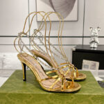 Gucci Women's Crystal Chain Sandal 794313