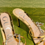 Gucci Women's Crystal Chain Sandal 794313