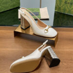 Gucci Women's Horsebit Pump With Crystals 795984