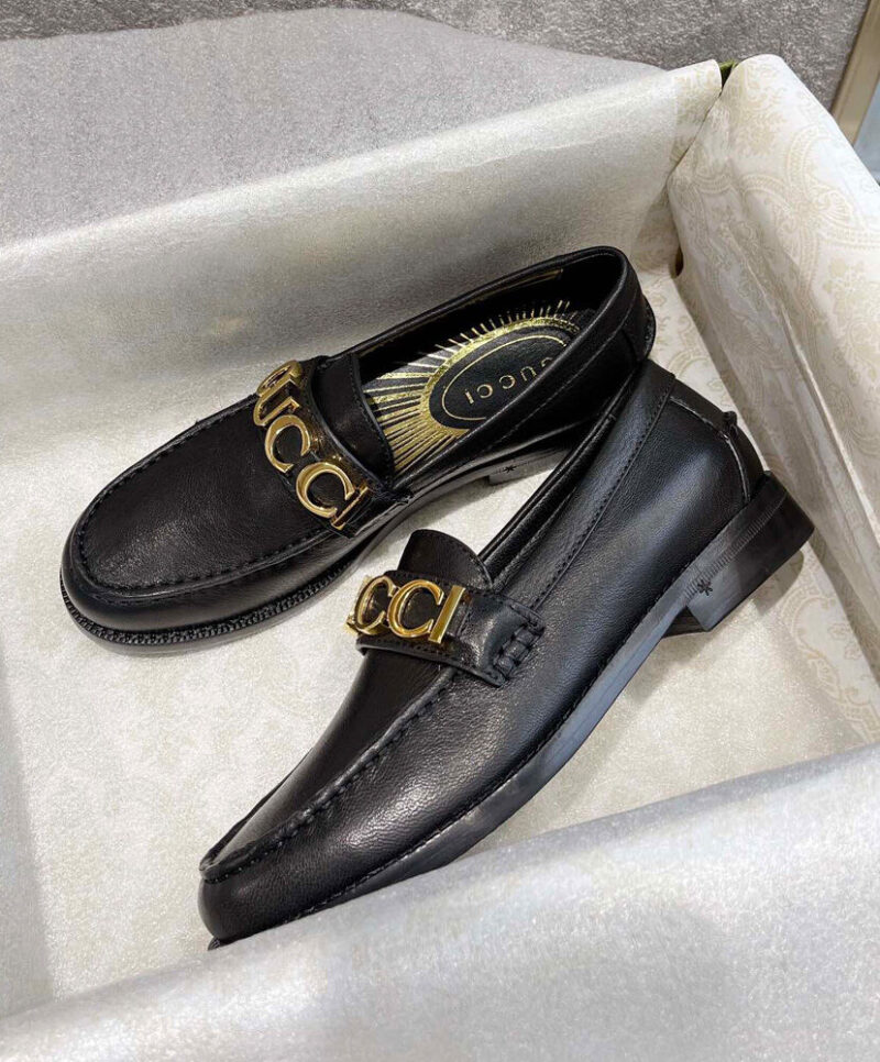 Gucci Women's Gucci Leather Loafer Black