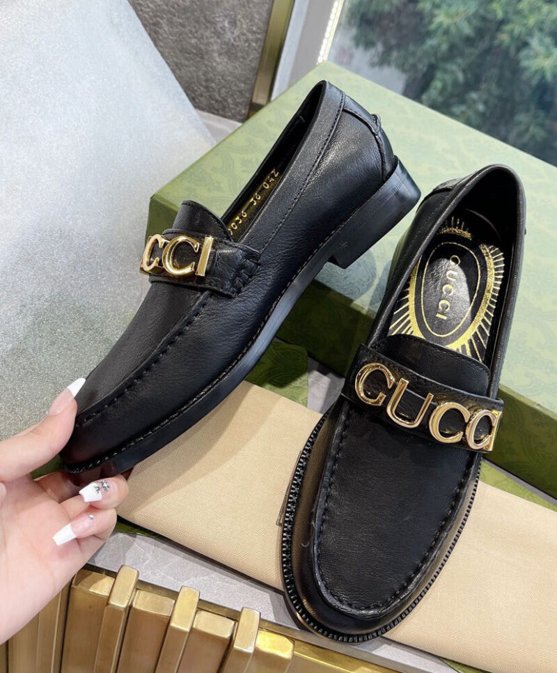 Gucci Women's Gucci Leather Loafer Black