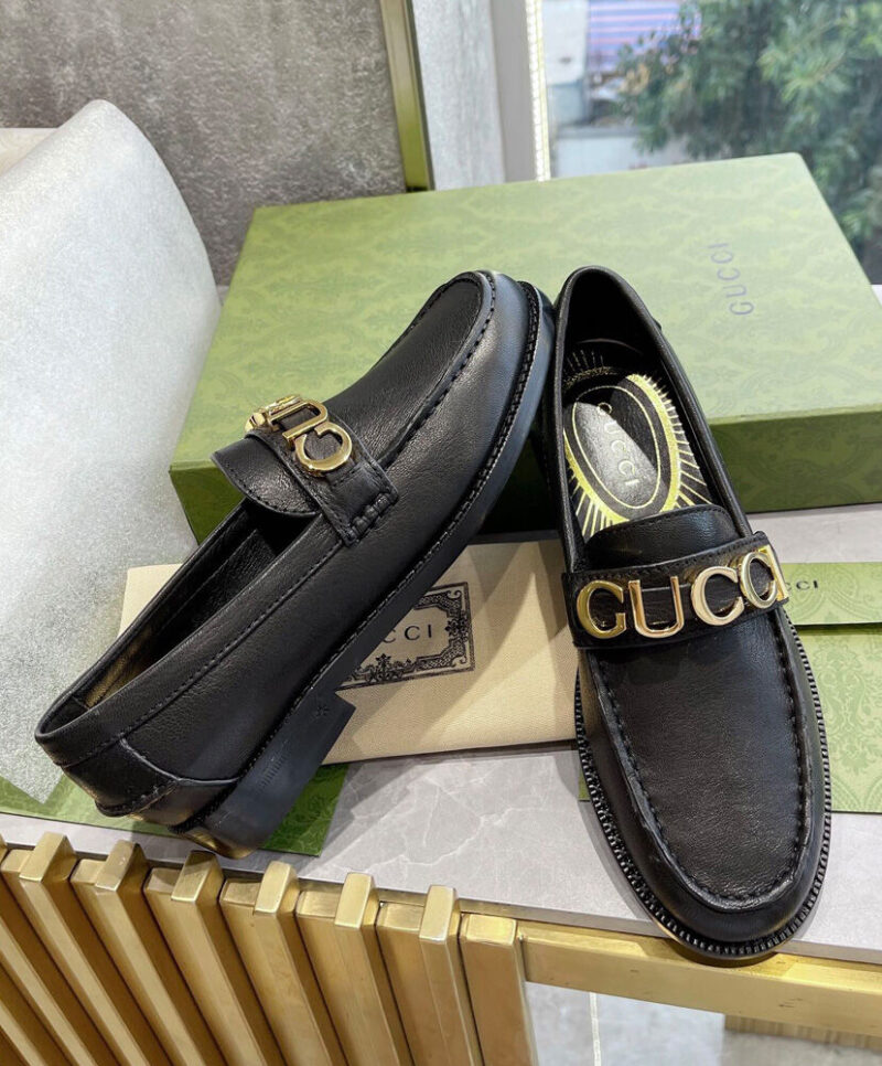 Gucci Women's Gucci Leather Loafer Black
