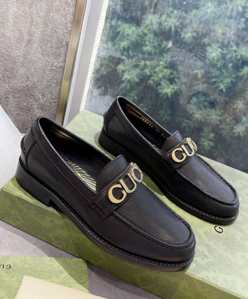 Gucci Women's Gucci Leather Loafer Black