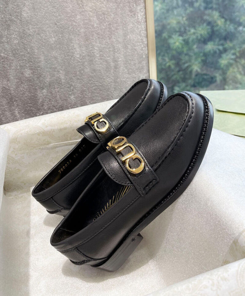 Gucci Women's Gucci Leather Loafer Black