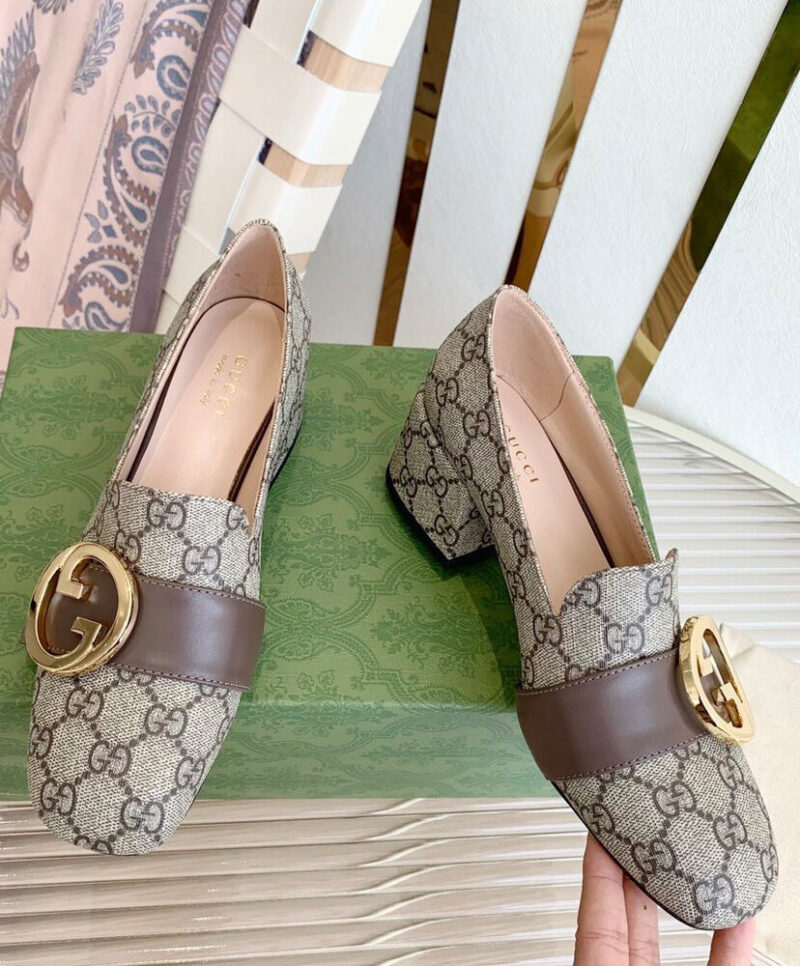 Gucci Women's Gucci Blondie Pump Coffee