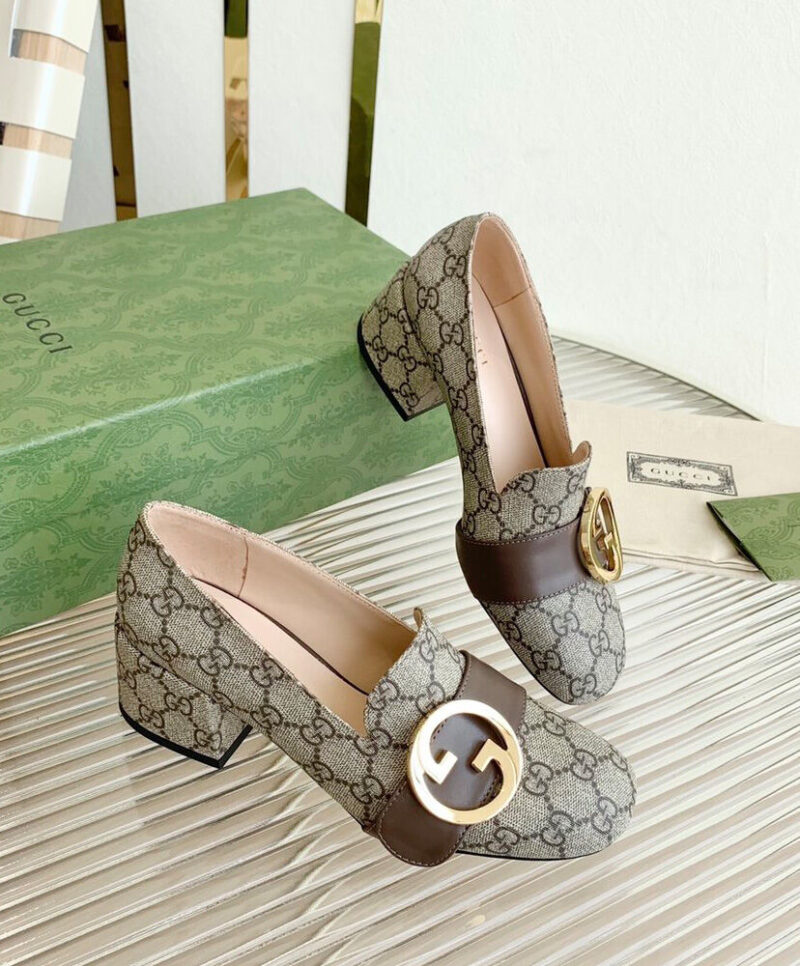 Gucci Women's Gucci Blondie Pump Coffee