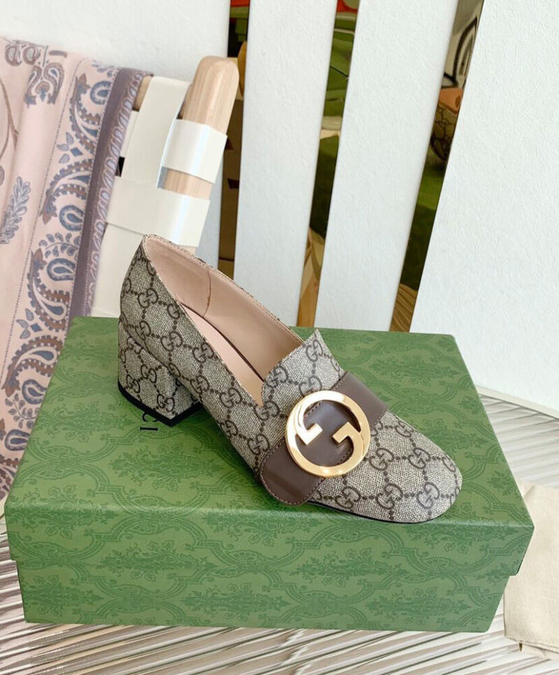 Gucci Women's Gucci Blondie Pump Coffee