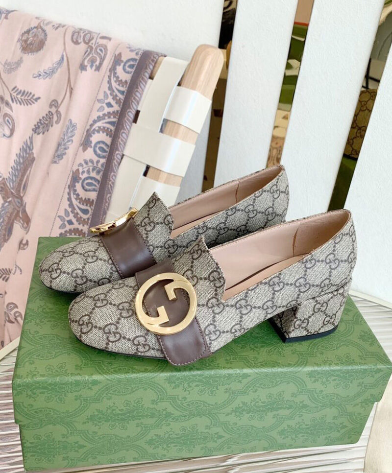 Gucci Women's Gucci Blondie Pump Coffee