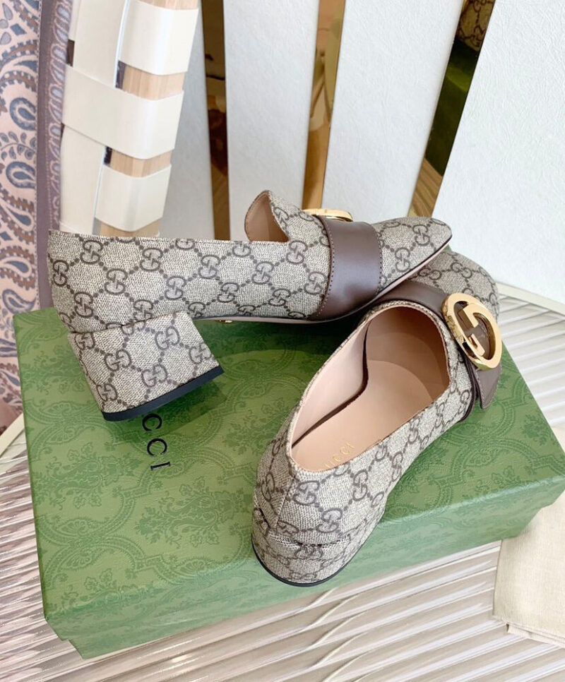 Gucci Women's Gucci Blondie Pump Coffee