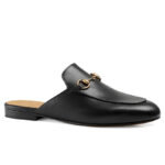 Gucci Princetown Leather Slipperr 423513 Black