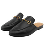 Gucci Princetown Leather Slipperr 423513 Black