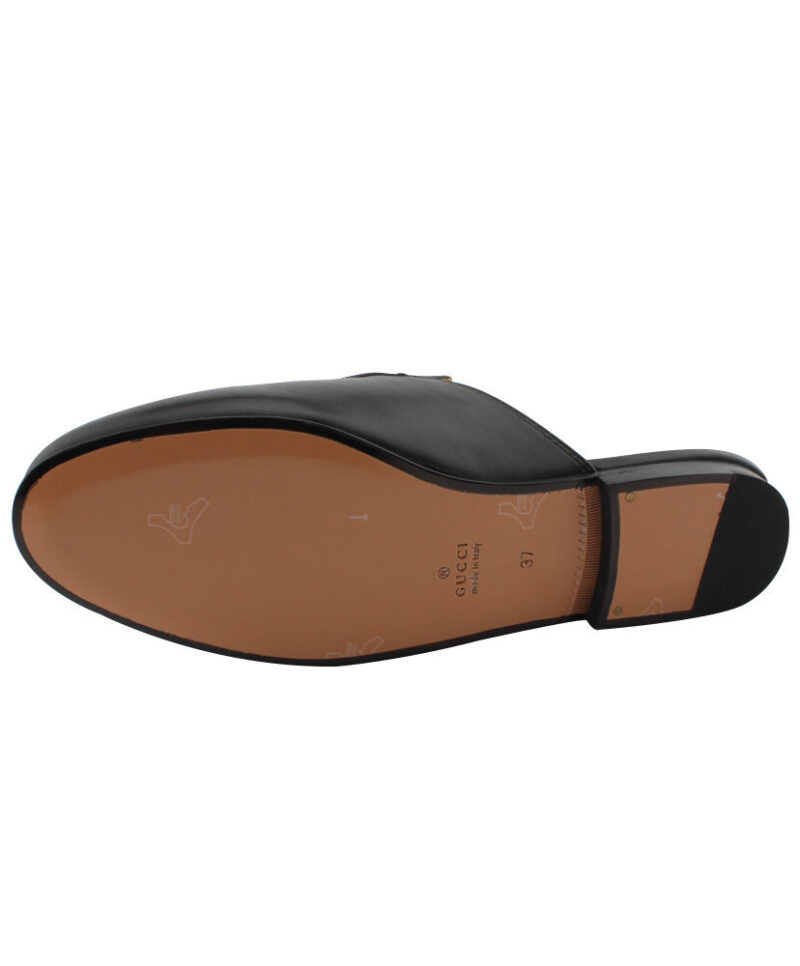 Gucci Princetown Leather Slipperr 423513 Black