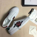 Gucci Ace Embroidered Low-top Unisex Sneaker 456230 White