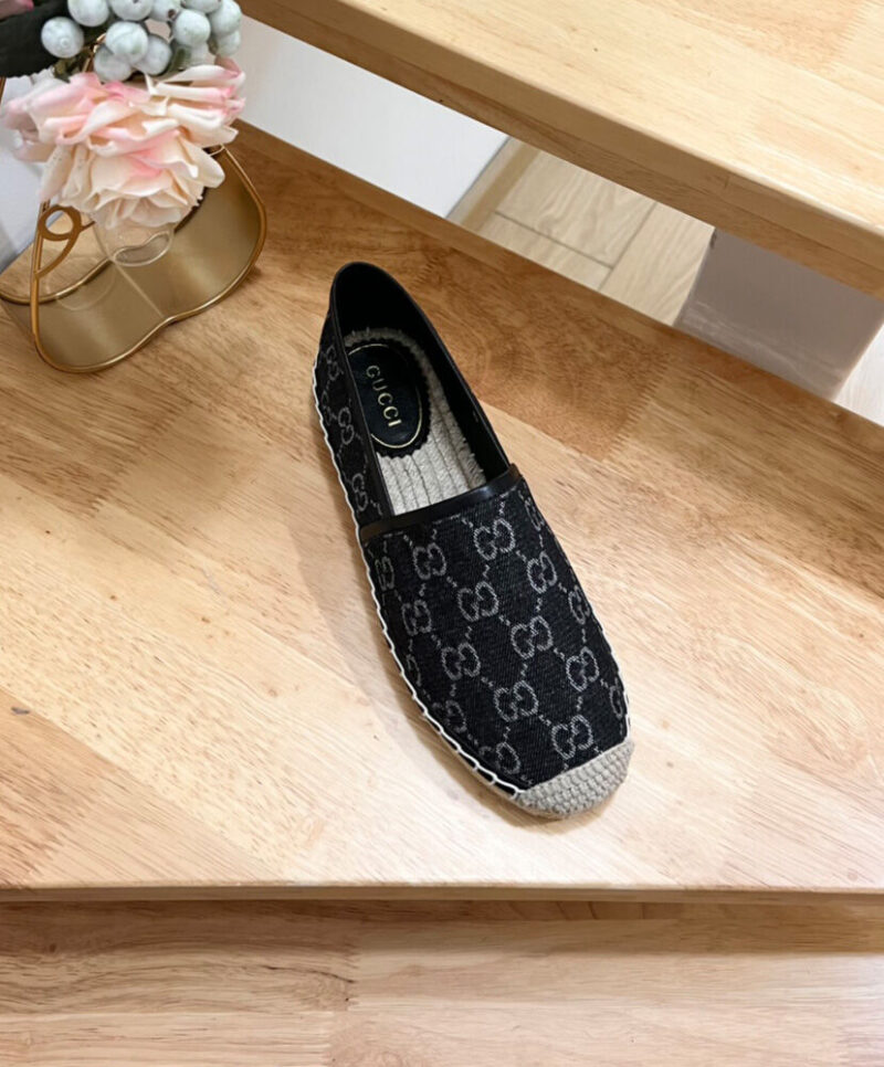 Gucci Women's GG Espadrille 776719 Black