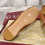 Gucci Women's Horsebit Ballet Flat 814414 Coffee