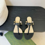 Gucci Women's Horsebit Thong Sandals