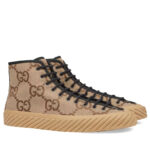 Gucci Women's High-top Maxi GG Sneaker 703034 Apricot