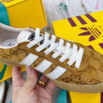 Gucci x Adidas Unisex Gazelle Sneaker Apricot