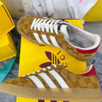 Gucci x Adidas Unisex Gazelle Sneaker Apricot