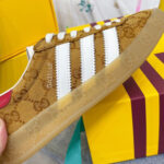 Gucci x Adidas Unisex Gazelle Sneaker Apricot