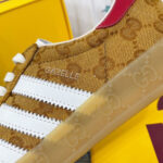 Gucci x Adidas Unisex Gazelle Sneaker Apricot