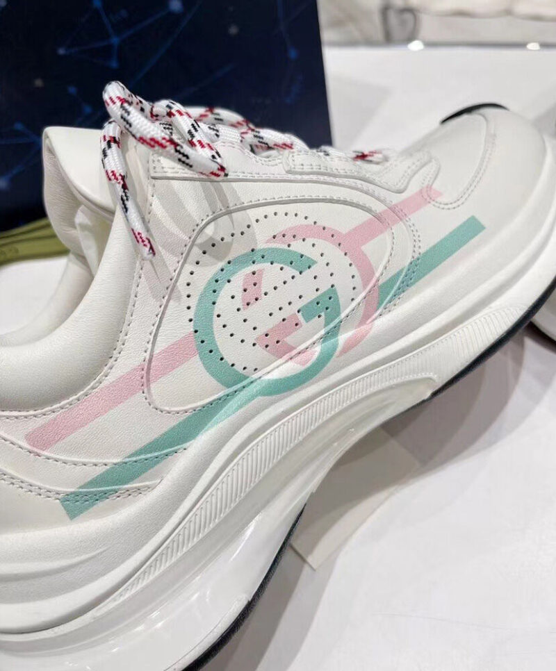Gucci Unisex Run Sneaker 734904 Cream