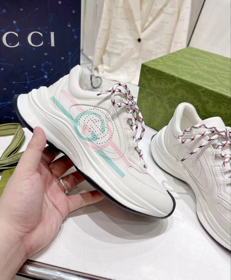 Gucci Unisex Run Sneaker 734904 Cream