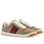 Gucci Unisex Lunar New Year Screener GG Sneaker 722618 Coffee
