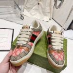 Gucci Unisex Lunar New Year Screener GG Sneaker 722618 Coffee