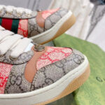 Gucci Unisex Lunar New Year Screener GG Sneaker 722618 Coffee
