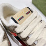 Gucci Unisex Lunar New Year Screener GG Sneaker 722618 Coffee