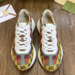 Gucci Unisex Rhyton GG Multicolor Sneaker Yellow