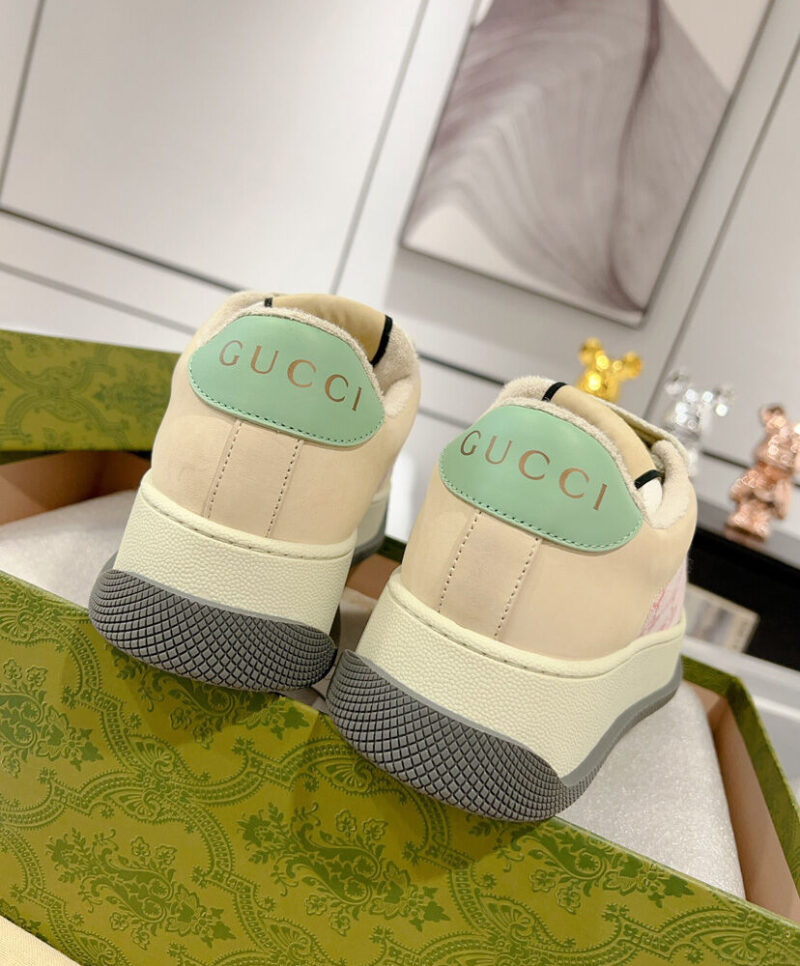 Gucci Women's Screener Trainer 750633 Pink