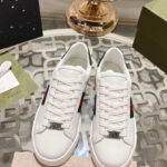 Gucci Unisex Ace Sneaker With Web 757892 White