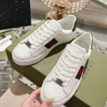 Gucci Unisex Ace Sneaker With Web 757892 White