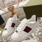 Gucci Unisex Ace Sneaker With Web 757892 White