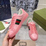 Gucci Unisex Ace Sneaker With Web 760774 Pink