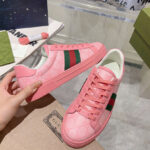 Gucci Unisex Ace Sneaker With Web 760774 Pink