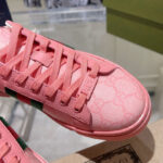 Gucci Unisex Ace Sneaker With Web 760774 Pink