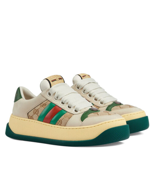 Gucci Unisex Screener Sneaker With Web 777102