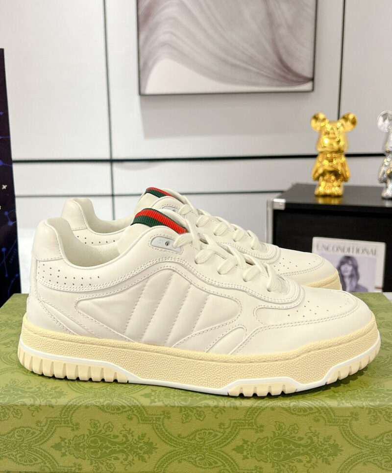 Gucci Unisex Re-Web Trainer 785728 White